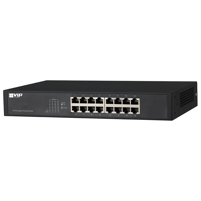 16-port unmanaged Ethernet switches